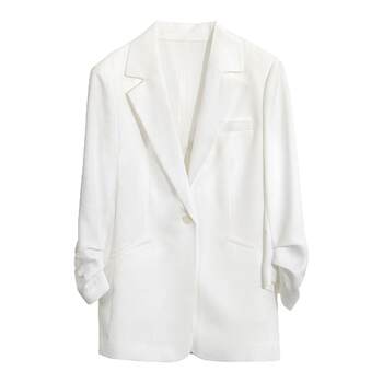 Offiy acetate imitation linen ພາກຮຽນ spring ແລະ summer ຊຸດ pants suits