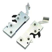 Car door buckle high-altitude car scissor forklift latch industrial mechanical lock hidden impact car tail lock rear cover concealed buckle