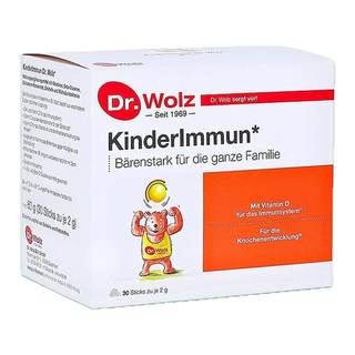 欧洲直邮德国药房伍兹博士DrWolz儿童双歧杆菌牛初乳粉抵抗力30包