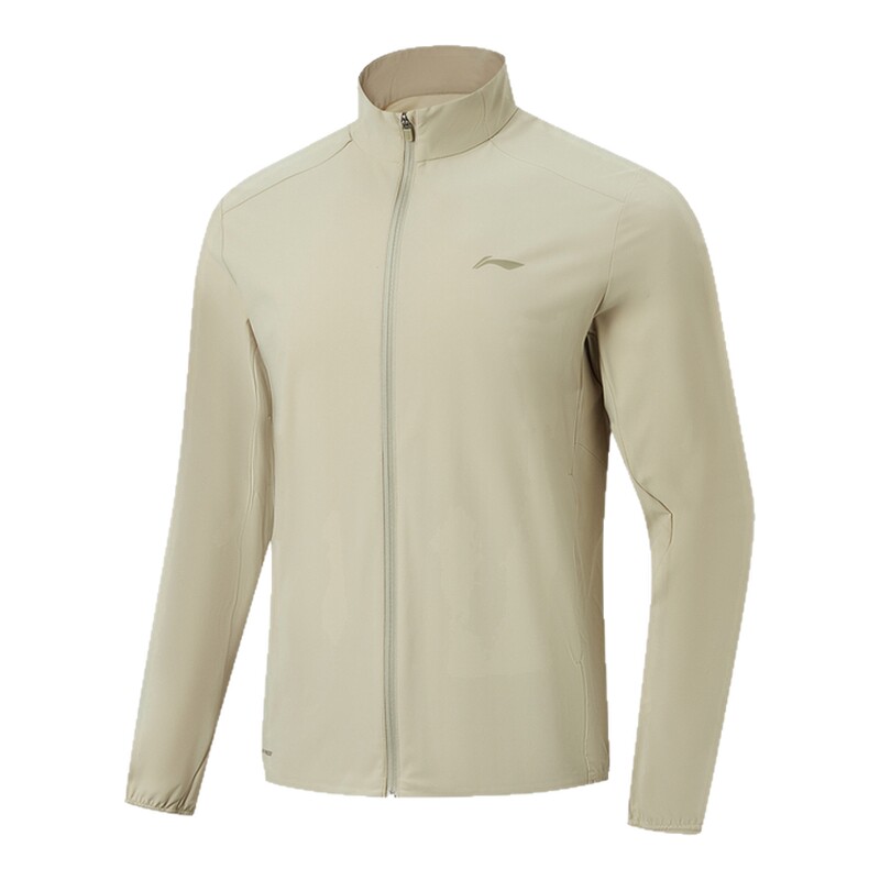 Li Ning stand collar men's knitted hooded jacket sportswear