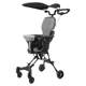 Foldable and aircraft-friendly two-way push trolley