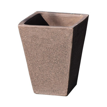 Purple sand stoneware simple breathable root-raising square flowerpot