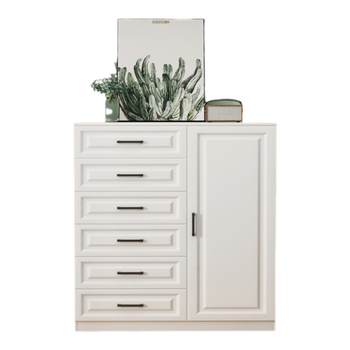 Bedroom chest of drawers luolin wooden european style
