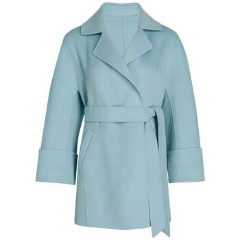 Silhouette mid-length coat 100% wool fabric