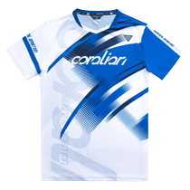 Kerian badminton suit womens suit new summer Korean breathable quick-drying short-sleeved mens tops couple sportswear