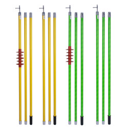 ແຮງດັນສູງ Lingke rod insulating rod 10KV electrician rod insulating rod 35KV telescopic pull rod operating rod wire take-up rod