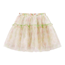 (Same style at counter) minipeace Peacebird childrens clothing girls short skirt spring new princess floral gauze skirt