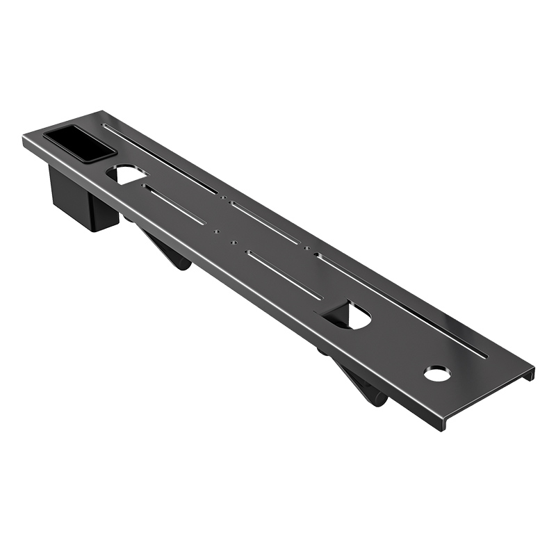 TV set-top box storage rack without punching holes