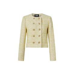 KARL LAGERFELD Karl Lagerfeld spring and summer new tweed women's versatile short coat Lafayette