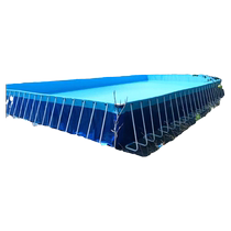 Большой мобильный опорный бассейн надувной аквапарк тренировочный бассейн для взрослых инженерное оборудование для хранения воды канализационный бассейн производитель оборудования