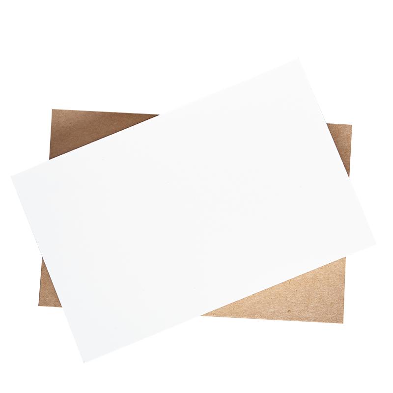 Homemade double-sided blank postcard diy kraft paper