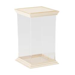 Blind Box Display Box Roman Column Style Dustproof Rack Suitable for Labubu, Stackable Vinyl Figure Storage Shelf