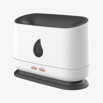 Flame humidifier winter home small silent bedroom room room aromatherapy machine office desktop ຫ້ອງຮັບແຂກອາກາດ