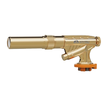 Spray gun all-copper spray fire roasting gun singeing card-type butane gas tank household extended fire spray gun handheld flamethrower gun