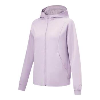 Li Ning Women's Sports Jacket 2023 New Fitness Series Sweat-absorbent and Comfortable Cardigan Hooded Sweatshirt AWDT520