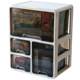 Household large capacity layered drawer medicine box can hold high bottles