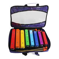 Musical Bricks Orff Teaching Aids Professional Eight-Tone Musical Bricks Early Education Sound Blocks Kindergarten Primary School Students Hand Percussion Small Glockenspiel