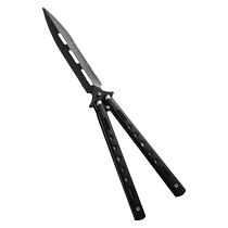 Butterfly knife csgo folding knife unedged practice self-defense swing toy knife all steel fancy training paste butterfly knife