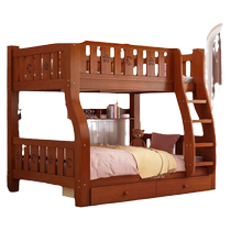 Jinmansheng bunk bed high and low bed multi-functional two-layer combination solid wood double bed childrens bed double bunk bed