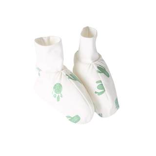 婴儿宝宝脚套保暖宝宝睡袜秋冬季加厚护脚套纯棉宽松神器睡觉袜子