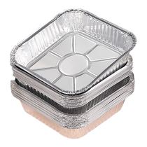 Air fryer special tin foil plate square baking pan tin foil box baking tin foil oven household aluminum foil tin foil bowl