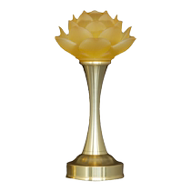 For lamps ever-bright lamps home Buddha lamps Buddhist supplies LED god table lamps alloy rechargeable plug-in lotus lamps