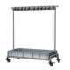 Mobile mop rack floor-standing broom broom hanger