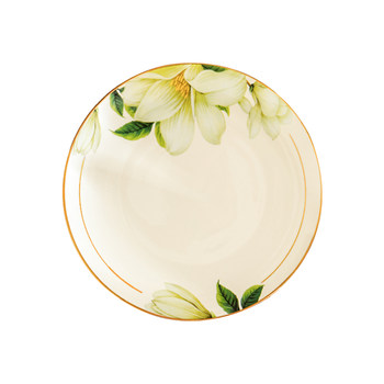 Jingdezhen breakfast set combination simple round plate