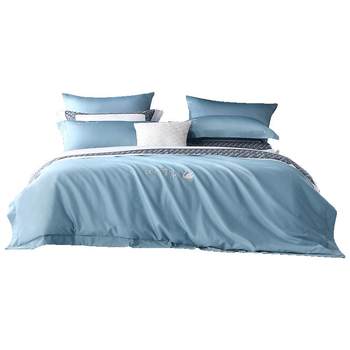 60 four-piece set of long lint cotton light luxury mercury