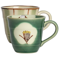 (Self-operated) Mino ware imported from Japan hand-painted Oribe series ceramic mug tea cup breakfast cup milk cup