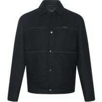 (Quick Hot) Lilanz Official Sheep Wool Woolen Coat Mens Casual Lapel 2024 Winter Jacket Jacket