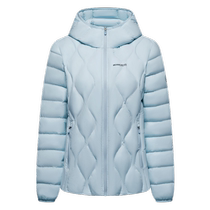 Bosideng 24 autumn new light down jacket womens short hooded comfortable warm portable storage goose down jacket