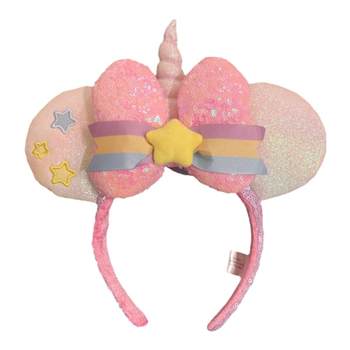 Spring Star Dew Rabbit Headband Headdress Unicorn Bow Sequin Headband Hair Accessory Paradise Photo Girl ງາມ