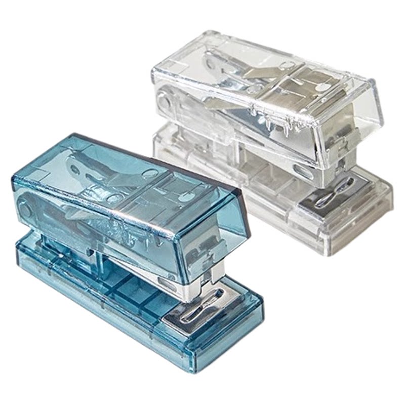 Paper cultural creation transparent mini stapler for students