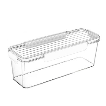 Noodle storage box rectangular food grade with cover