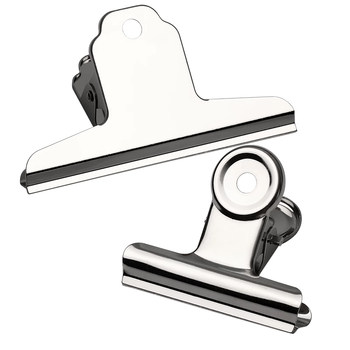 Stainless steel iron ticket holder metal clip large round clip mountain shape