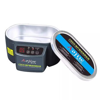 Cleaner ultrasonic mobile phone maintenance cleaning motherboard watch glasses jewelry cleaner 35/60w dual frequency