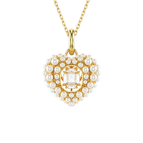 Swarovski Idyllia heart-shaped necklace womens clavicle chain accessories pendant jewelry niche exquisite high-end sense