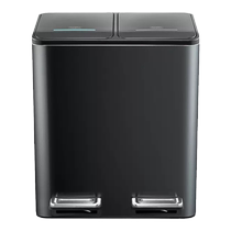 Ubaina classified trash can foot-operated environmentally friendly trash can for home kitchen living room office large capacity 2852