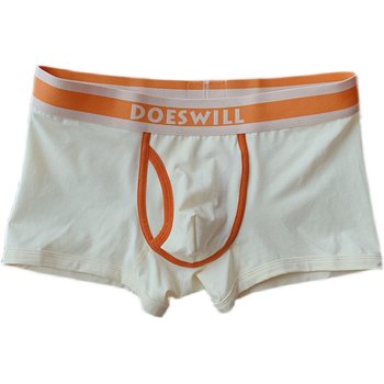 Men's underwear pure cotton breathable men's boxer briefs trendy cartoon concave and convex sexy low-waist boxer briefs youth shorts