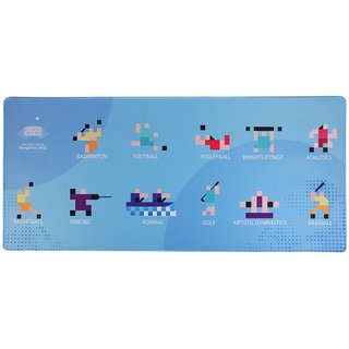 Asian rhyme story mouse pad rubber good stain cloth oversized office desk pad mouse pad Hangzhou Asian Games
