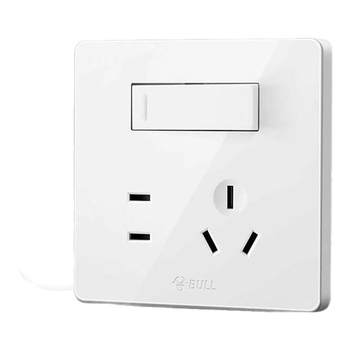 One-open five-hole double control switch