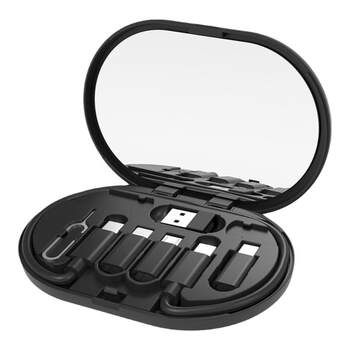 Eight-in-one data cable storage box