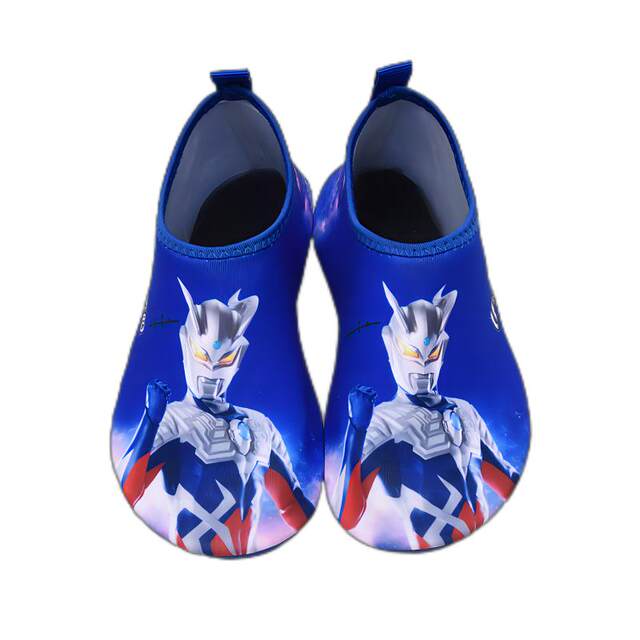ເກີບຫາດຊາຍ Ultraman Zero, Tiga wading shoes, Zeta beach socks, summer water, summer shoes, sea shoes, swim shoes