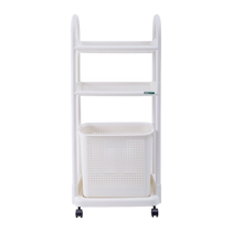 3084-Japan Import of ASVEL Dirty Clothes Basket Dirty Laundry Basket Clothes Basket toilet containing basket Shelve