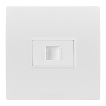 86型万兆网络插座CAT7电脑宽带信息面板双直插水晶头七类网线插座