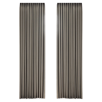 Curtains over 3 meters high self-built house with extra height extra long loft duplex small apartment building villa empty living room shading