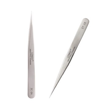 Lomot stainless steel tweezers electronics factory repair tools