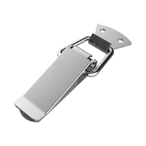 Stainless steel heavy duty flat beak buckle duckbill buckle hardware spring lock stainless steel industrial box buckle box cabinet door buckle