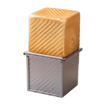 Xuechu low sugar energy saving 250g non-stick corrugated plain toast box bread mold with sliding cover water cube toast mold